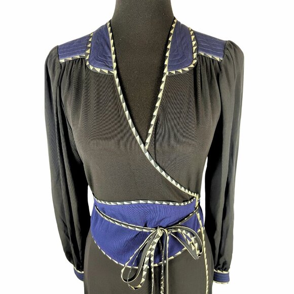 Tory Burch Petites Maxi Wrap Dress - Picture 2 of 6